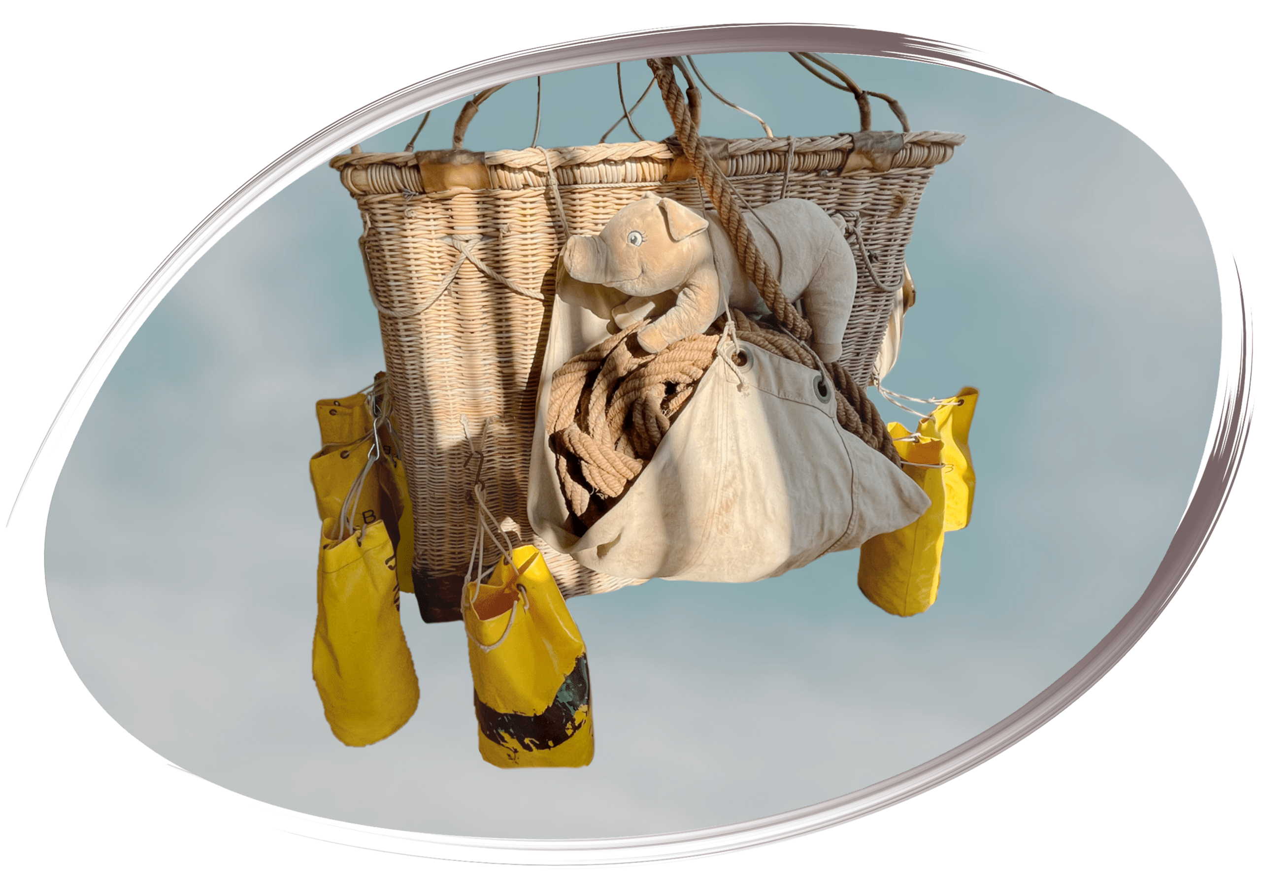 Heißluftballon-Schweinchen-auf-Reisen